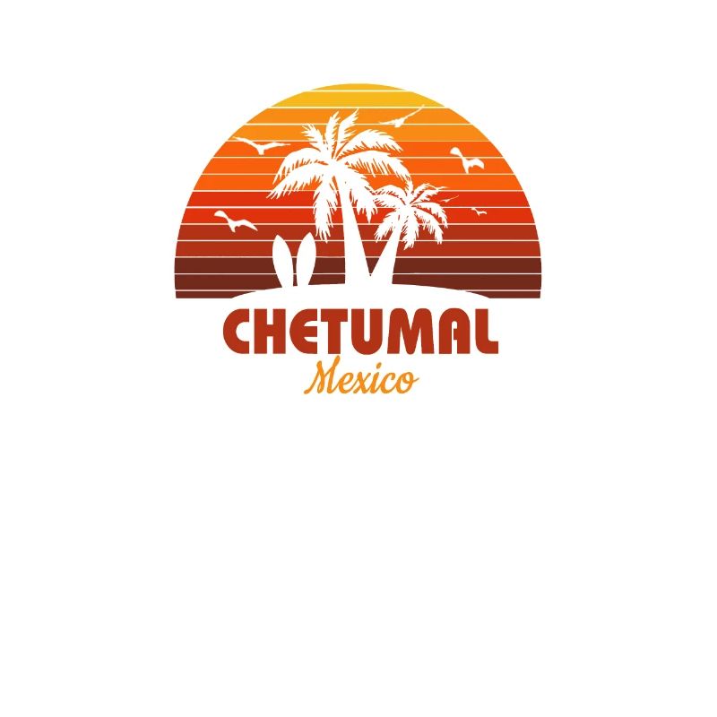 Cool Chetumal Mexico Beach Sunset Souvenir