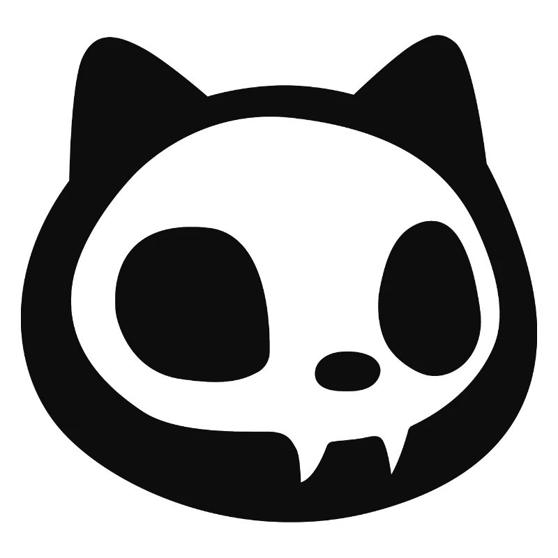 Chat noir vampire Radios d’Halloween