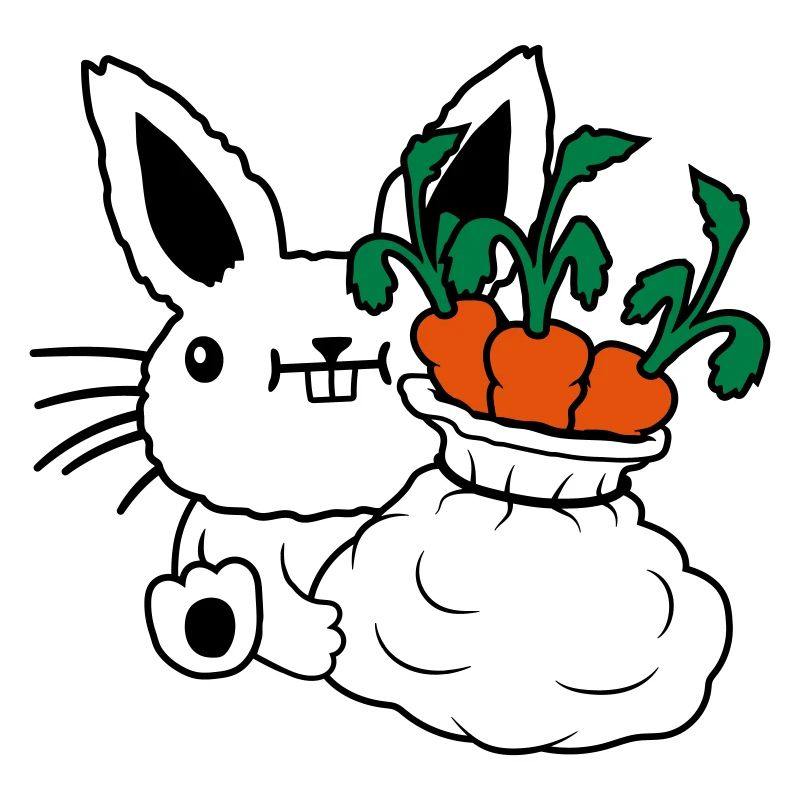 Carrots Vegetable Sack Easter