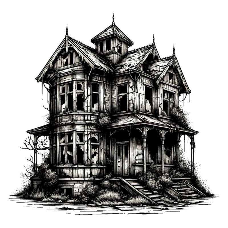 Desolate Urbex House - Eine Geschichte der Dekadenz u