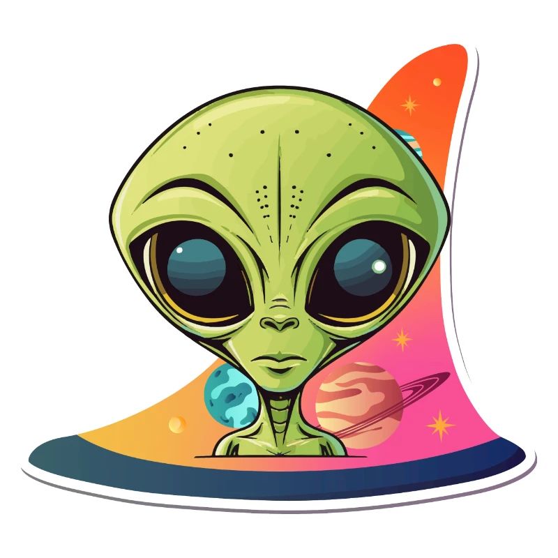 Alien devant l’univers