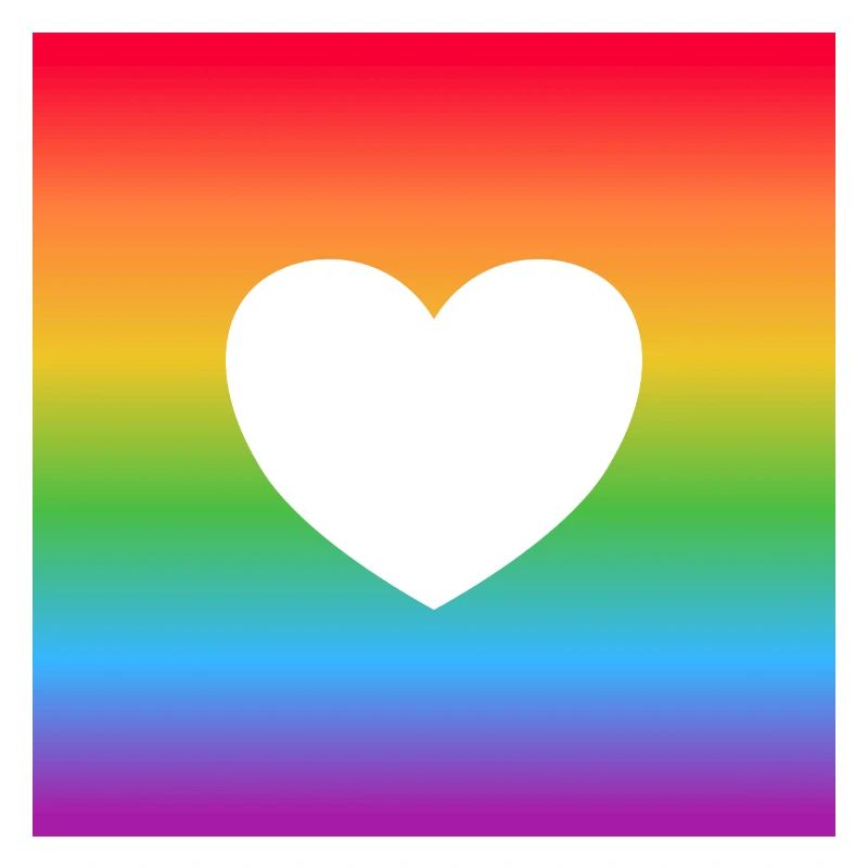 Regenbogen-Herz