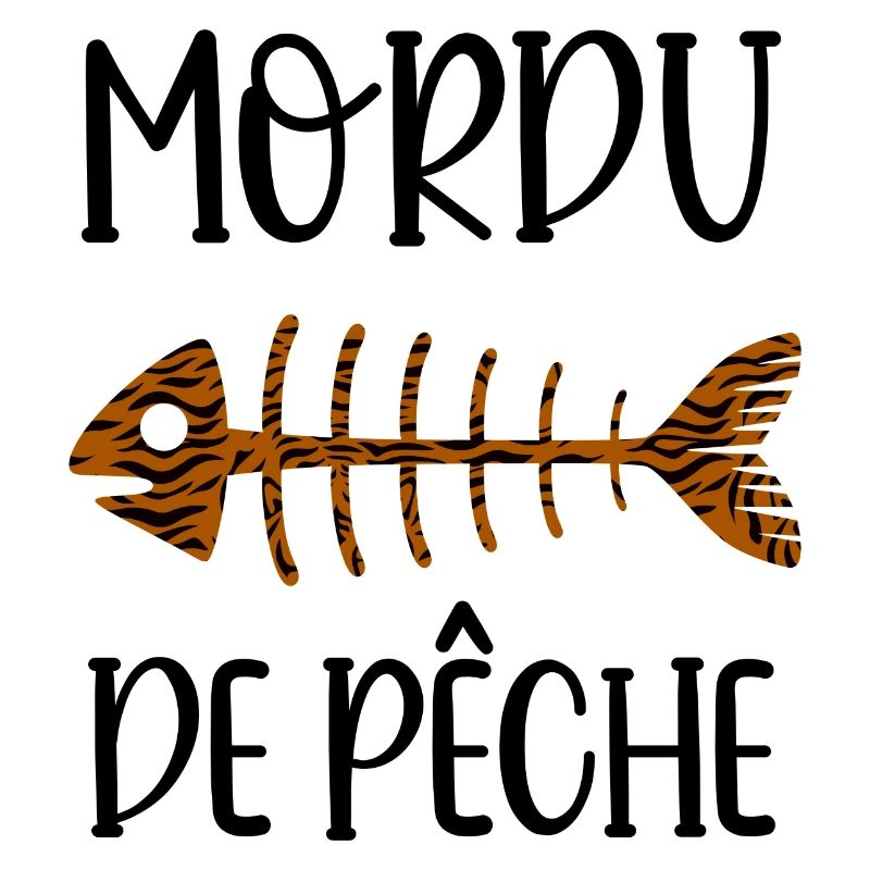 mordu de pêche