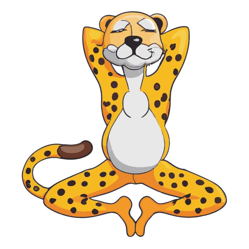 Idée cadeau de repos et de refroidissement de guépard