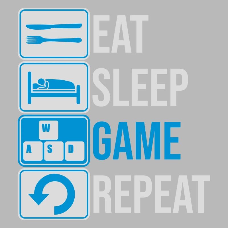 Manger le jeu de sommeil Répéter