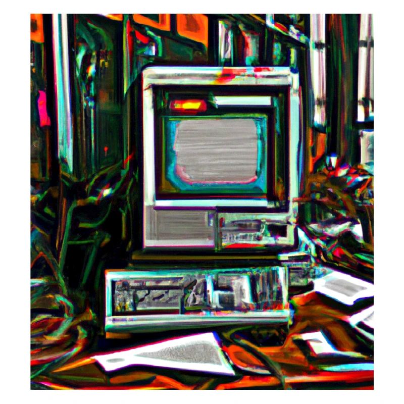 Old Digital Art Computer