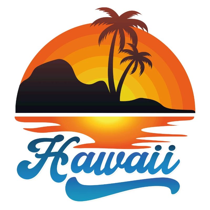 Conception de la plage d’Hawaï