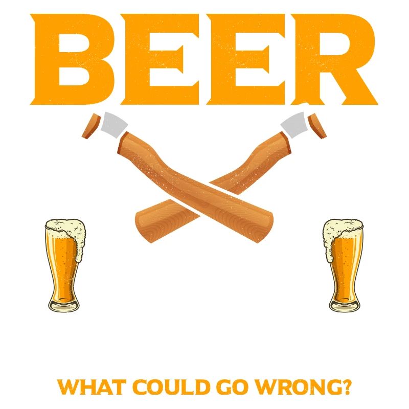 Beer And Sharp Objects Axe Throwing Hatchet Ax