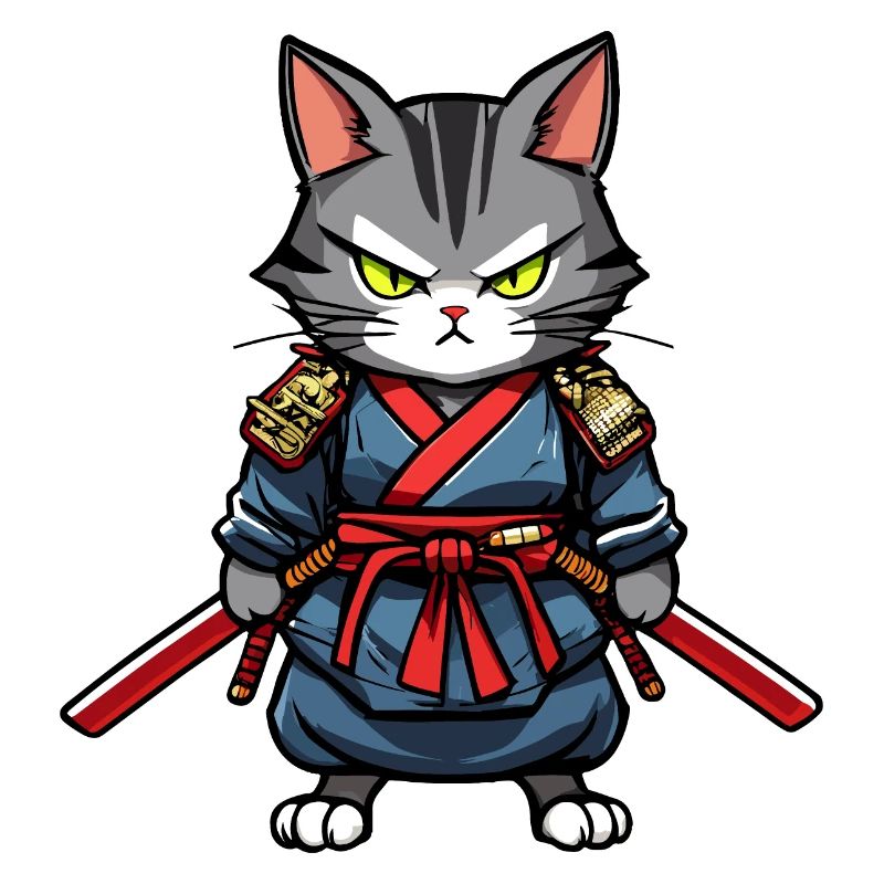 Chat samouraï #19
