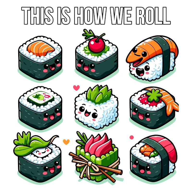 This is How Sushi Roll
