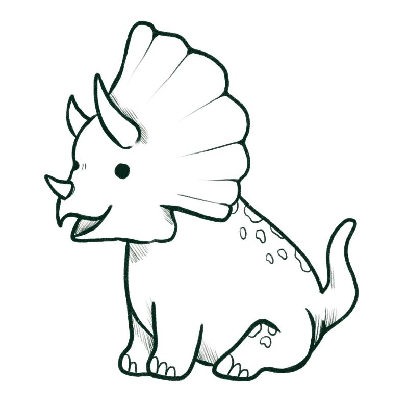 Doux Triceratops Dino
