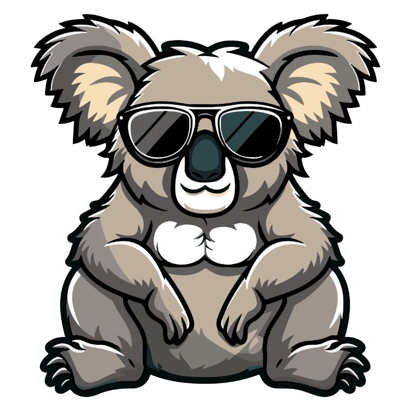 Koala Bande dessinée Cool