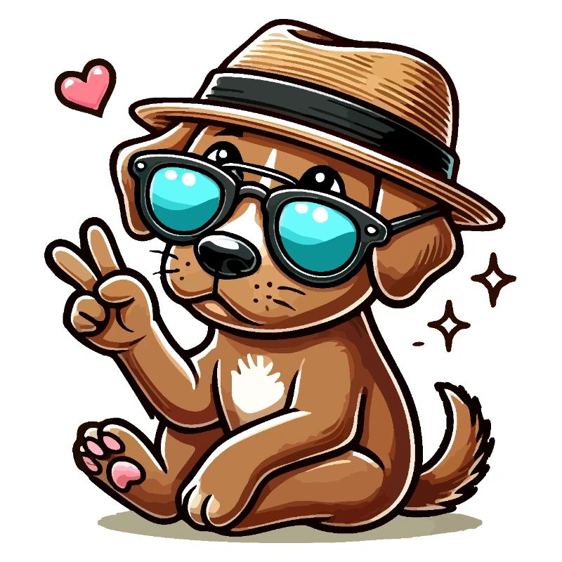 Dog in a hat