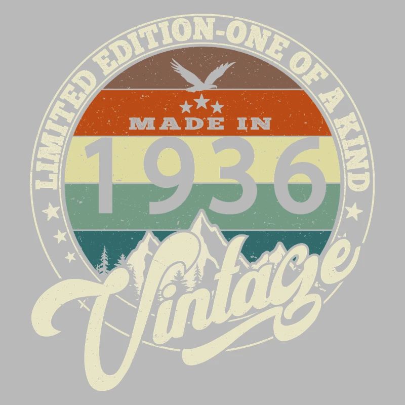 Vintage 1936 meilleur de 1936 - annif 89 ans