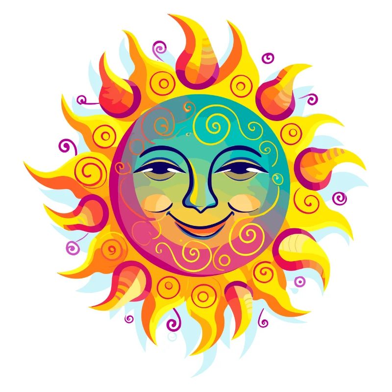 Bright sun
