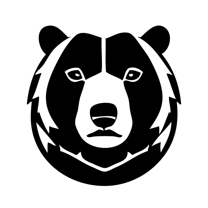 A strong fluffy bear in comic stalk