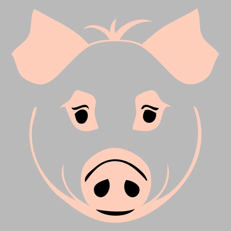 Cochon dans le style comique