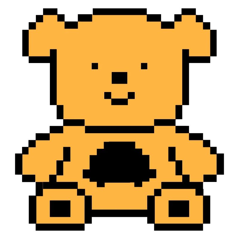 pixel bär