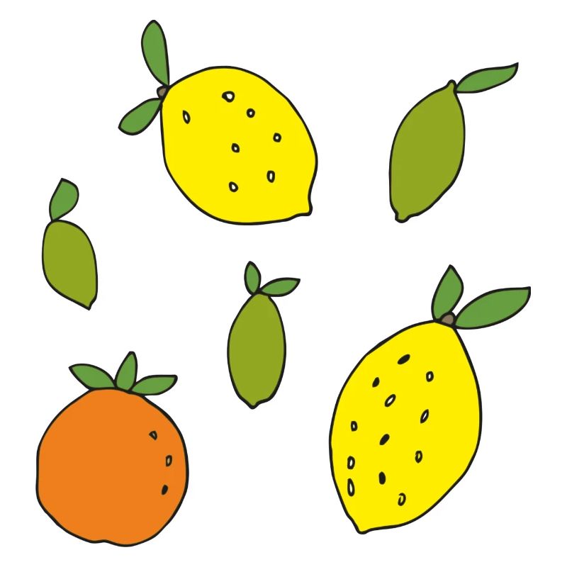 lemons, oranges, limes