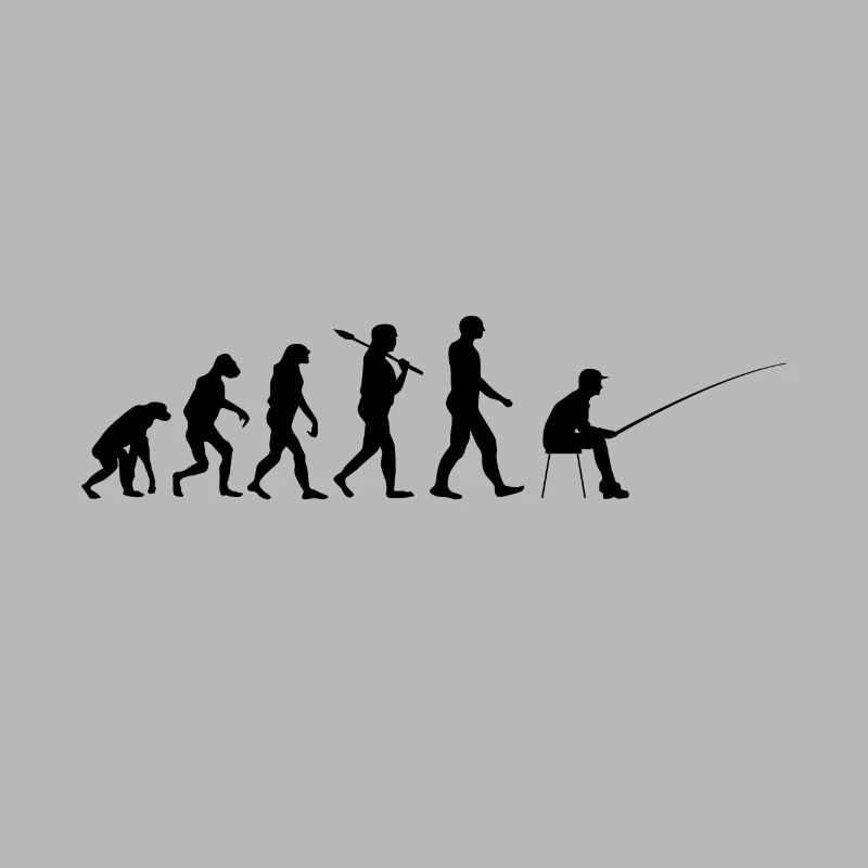 Evolution pêcheurs cadeau de pêche