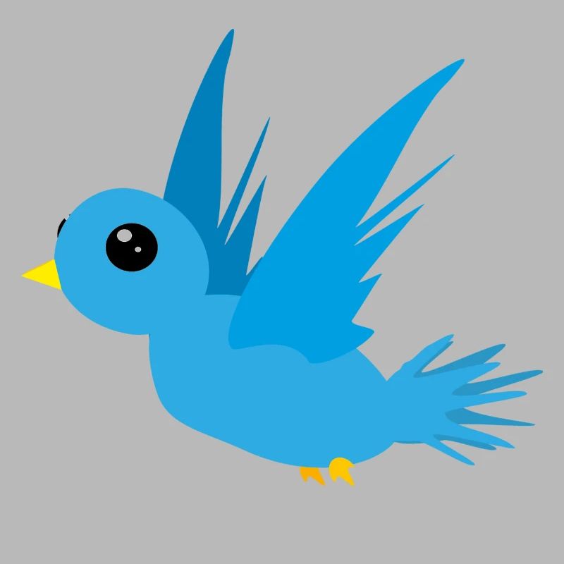 süßer blauer Vogel Geschenkidee Sonderangebot Idee