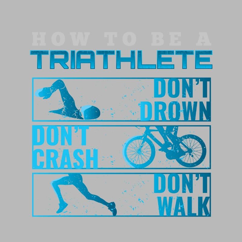 Triathlon Tshirt Geschenk Evolution Männer