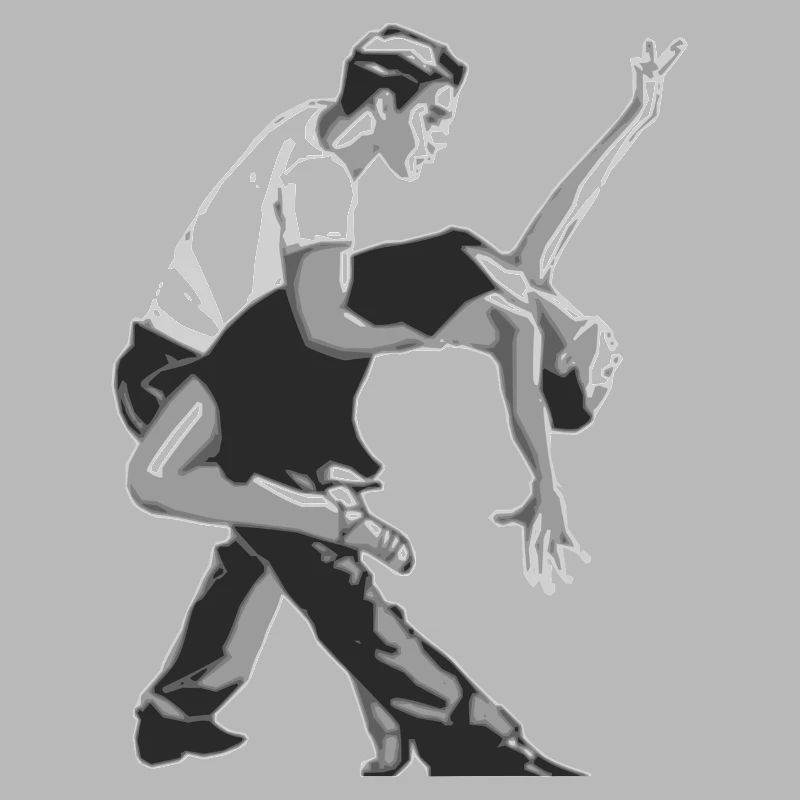 Dancer and dancer salsa dance gift