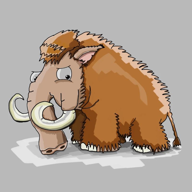 Grumpy Mammut! Geschenk Idee