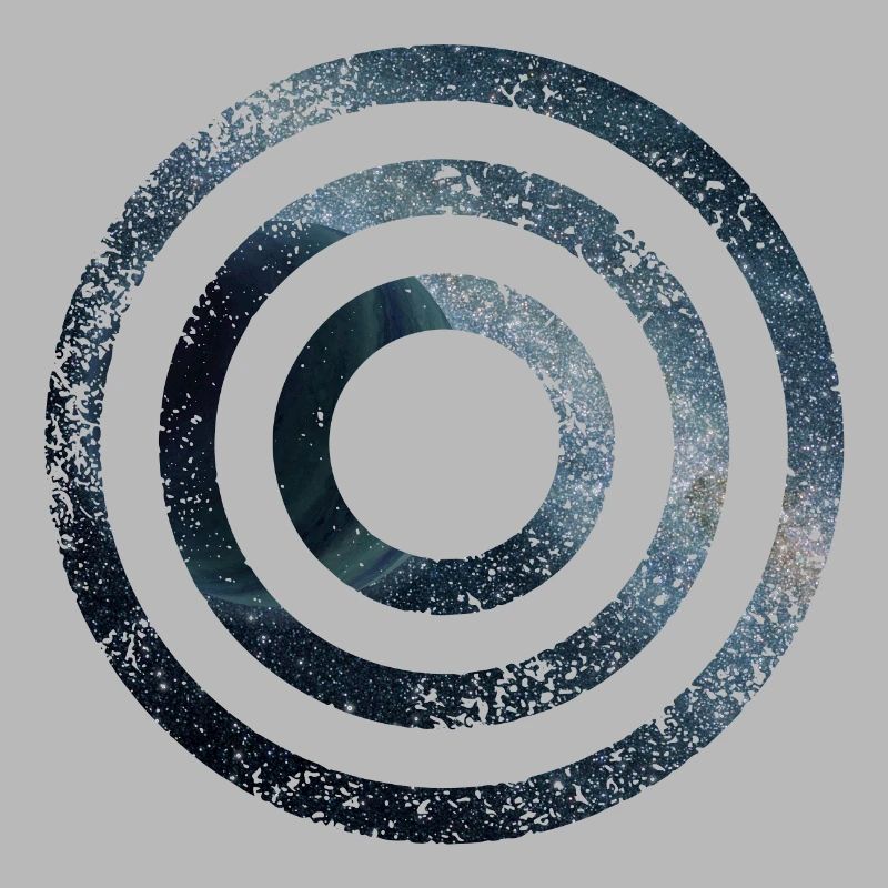 SPACE CIRCLES KREISE GRUNGE