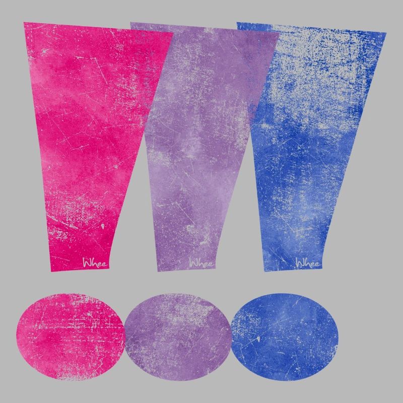 Bisexual Pride Exclamation Points