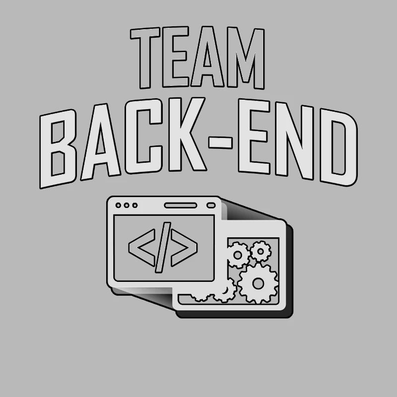 TEAM BACK-END, Programmierer, Coder, Informatiker
