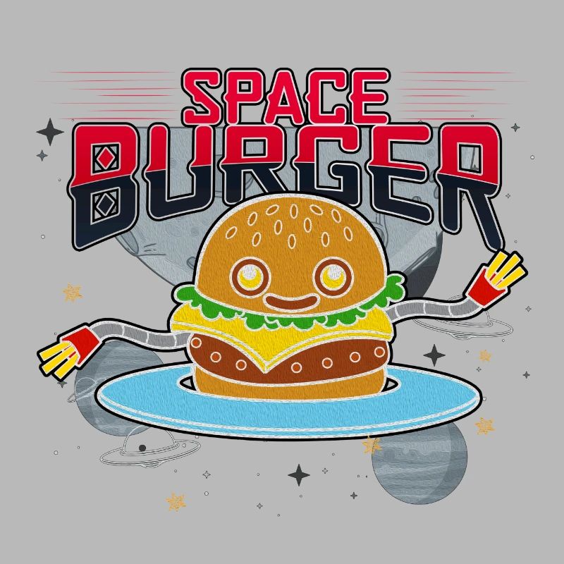 Burger de restauration rapide Space