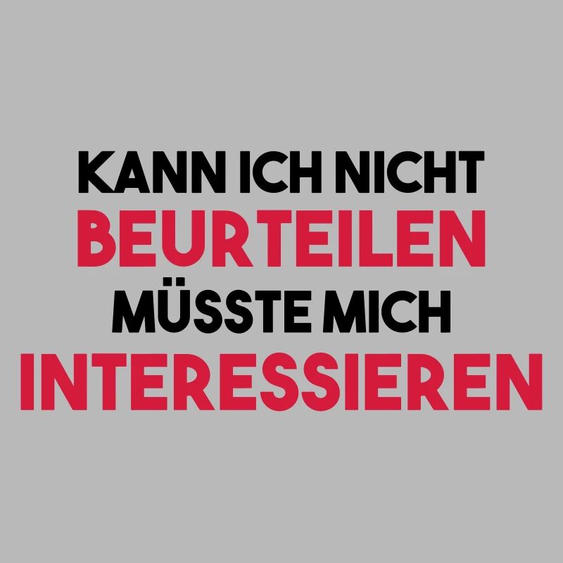 KANN ICH NICHT BEURTEILEN Geschenk