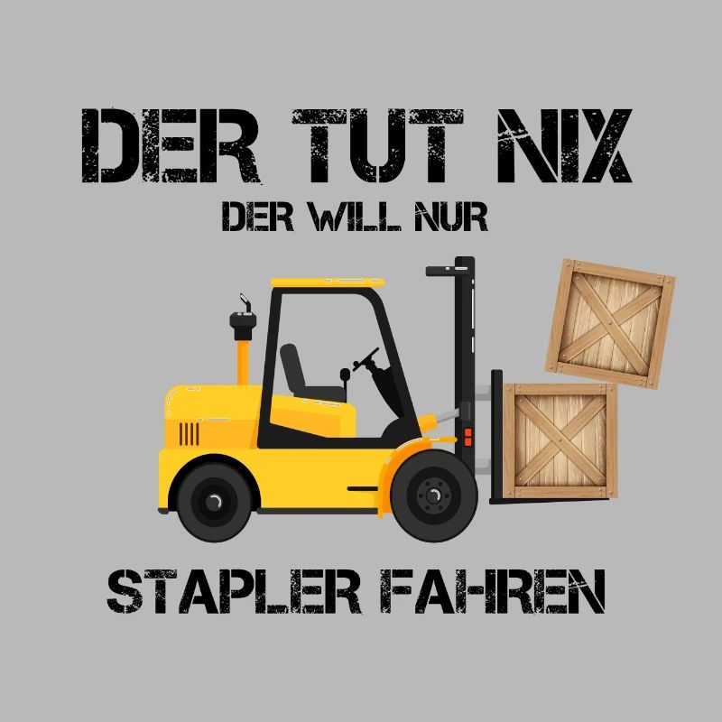 Staplerfahrer Gabelstapler Stapler Flurförderzeug
