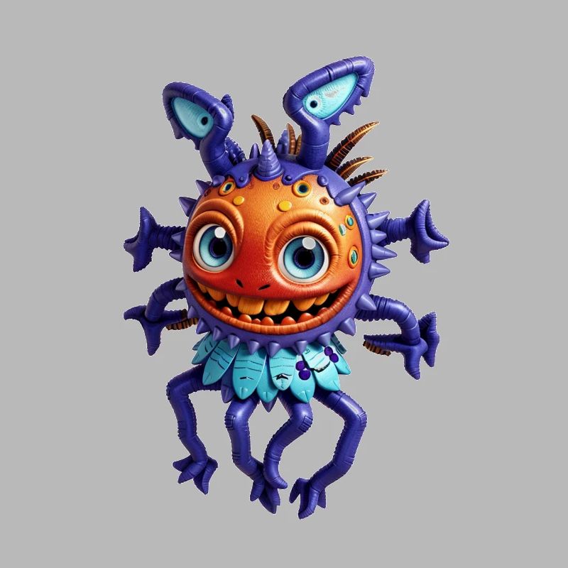 Mouche extraterrestre violette