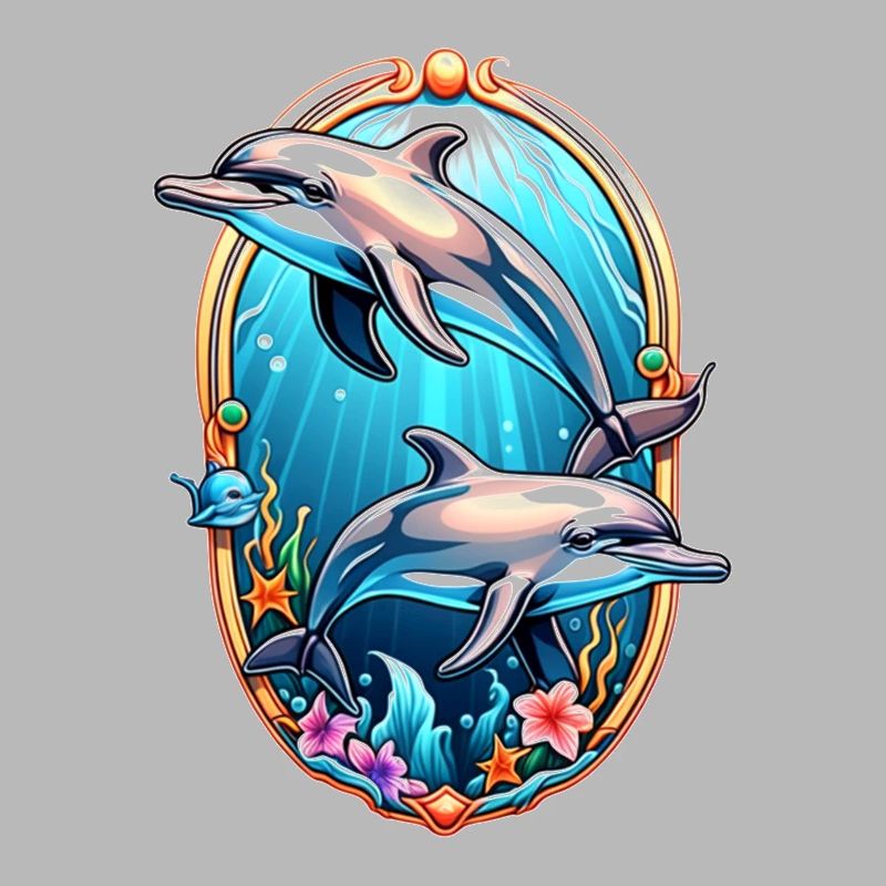 dauphin et ocean