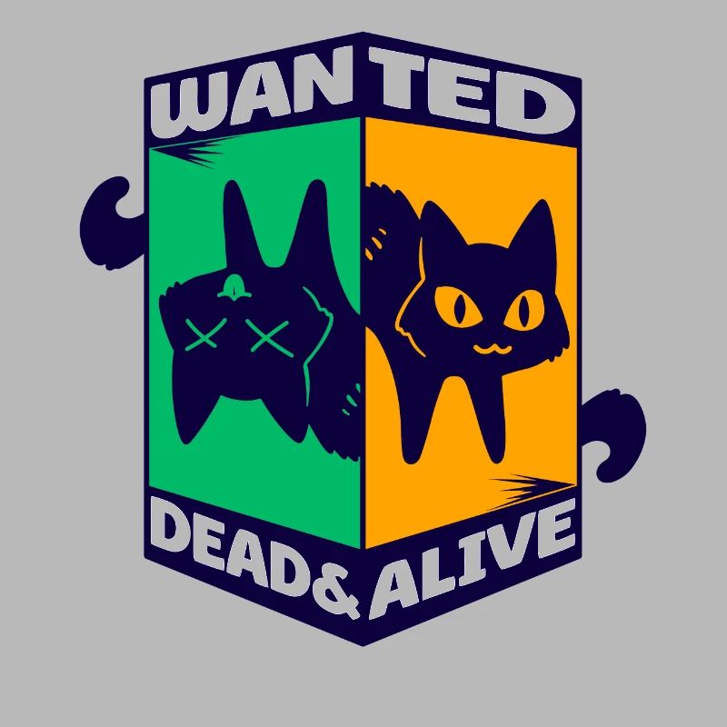 Physik Quanten Nerd Dead + Alive Schrödingers