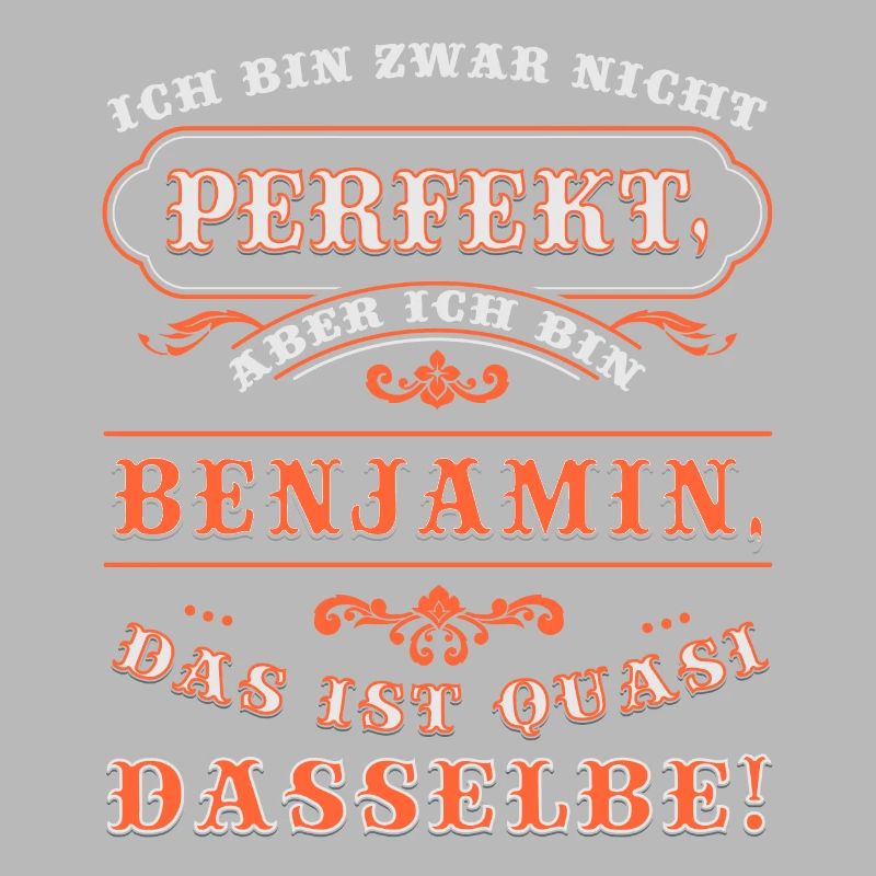 Funny BENJAMIN for Name Day with Name Name
