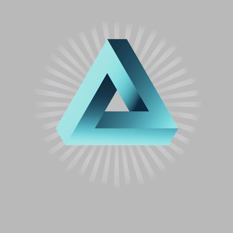 illusion illuminati triangle pyramide nerd maths