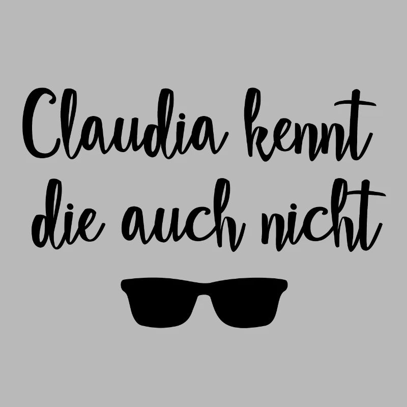 Claudia doesn't know them either - Shirt
