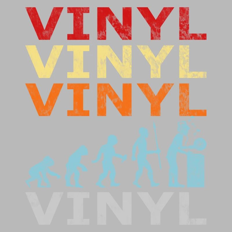 Disque Vinyle Retro Vintage Evolution DJ