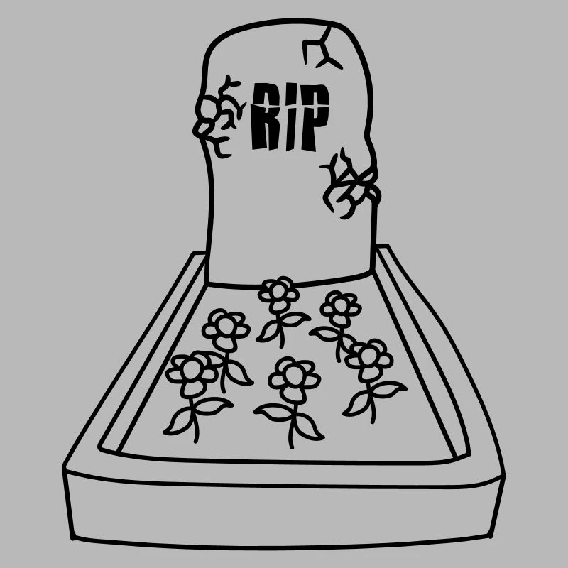 grave, betterave, fleurs, cimetière