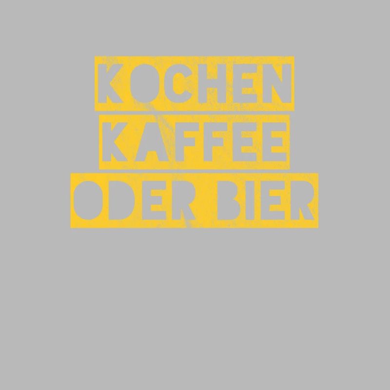 Kochen Kaffee oder Bier Junggesellenabschied