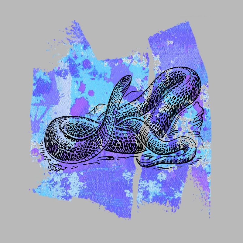 serpent serpent serpent python t-shirt