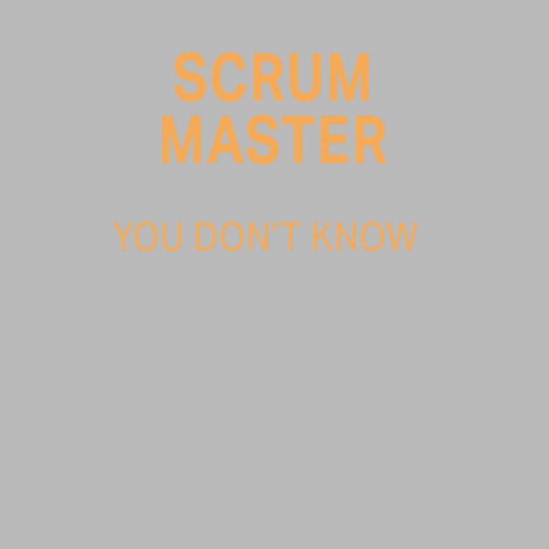 Funny Scrum Master Solve Problems design