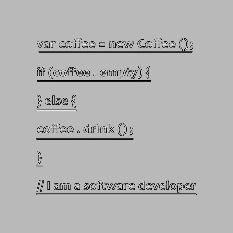 Kaffee Entwickler Informatiker Code Geschenk