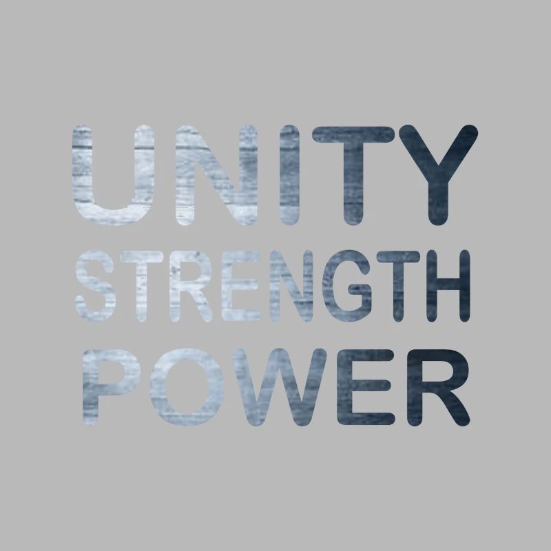 Cool & Awesome Unity Tshirt Design Unity Strength