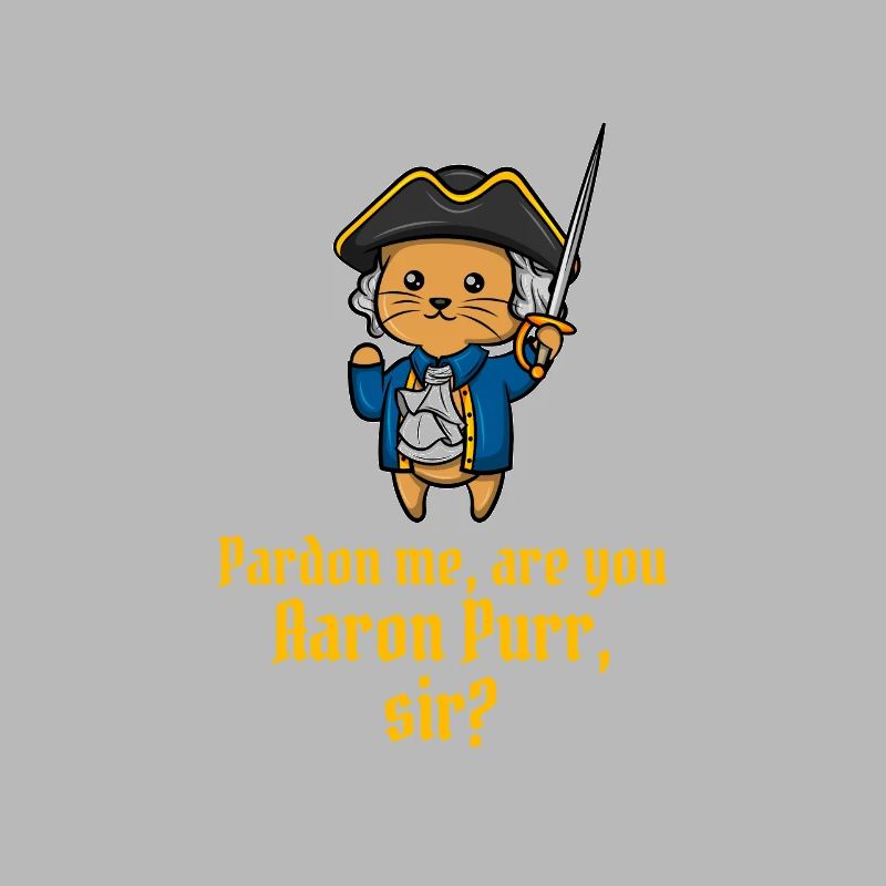Hamilton Cat Aaron Purr kitten host duel gift