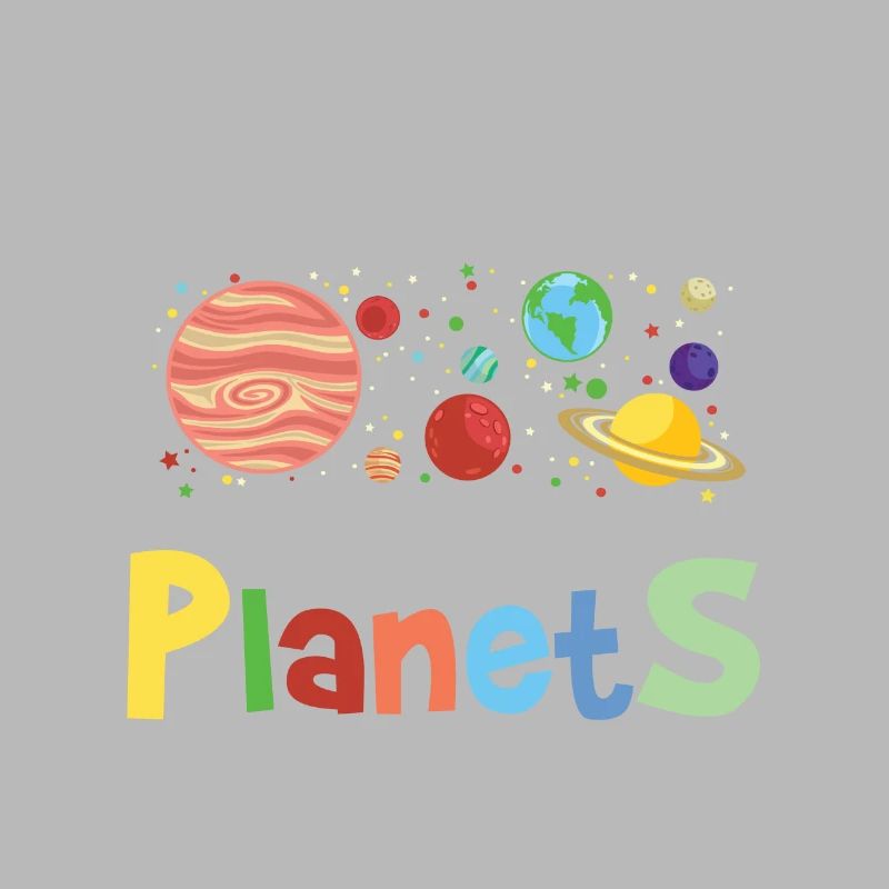 Nine planets pluto saying nerd outer space logo