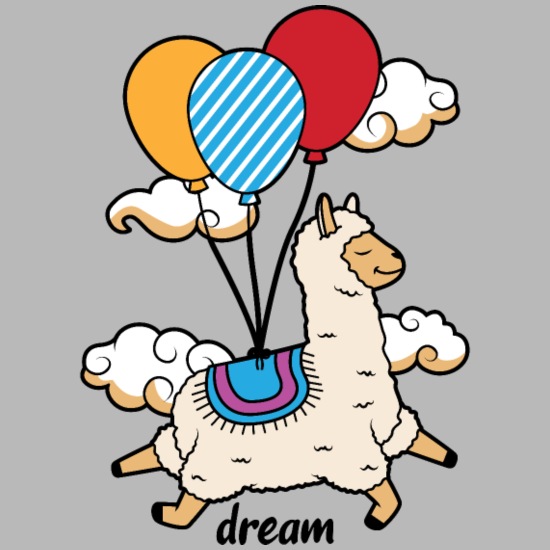 Llama alpaca globos globos duerme buenas noches.' Cantimplora | Spreadshirt